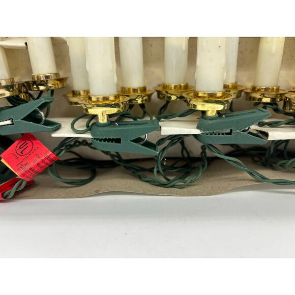 Vintage new old stock Christmas Holidays Twinkling Candles lights - Picture 6 of 6